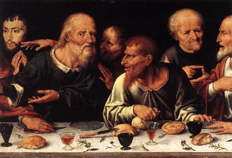 CLEVE, Joos van Altarpiece of the Lamentation (detail) dfg Spain oil painting art